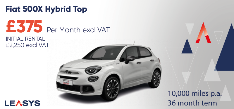 FIAT 500X 1.5 Hybrid 48V Top 5dr DDCT FIAT 500X 1.5 Hybrid 48V Top 5dr DDCT